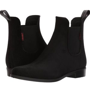 Chooka velvet waterproof Chelsea booties